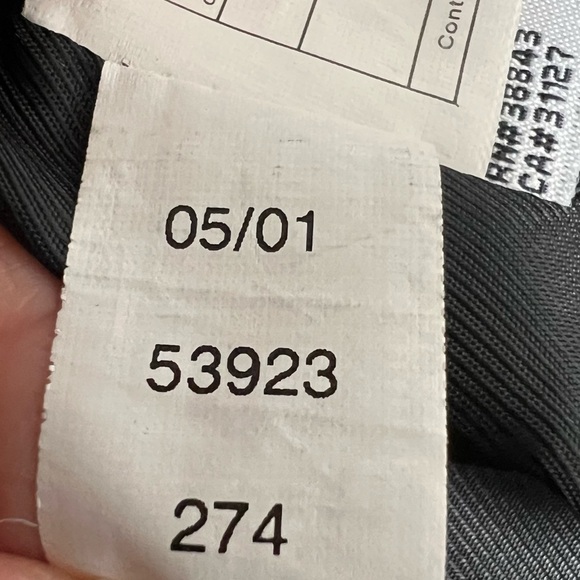 DKNY Y2K Black Quilted Jacket Coat Women’s XS X-Small Light Fitted Hip Length - Picture 15 of 15